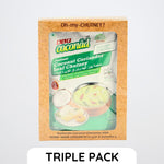 KLF Coconad Coconut Coriander Chutney TRIPLE PACK (25 gm x 3 Pack)