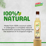 KLF Coconad Coconut Vinegar, 500ml - 100% Natural (Pack of 3)