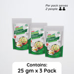 KLF Coconad Coconut Coriander Chutney TRIPLE PACK (25 gm x 3 Pack)